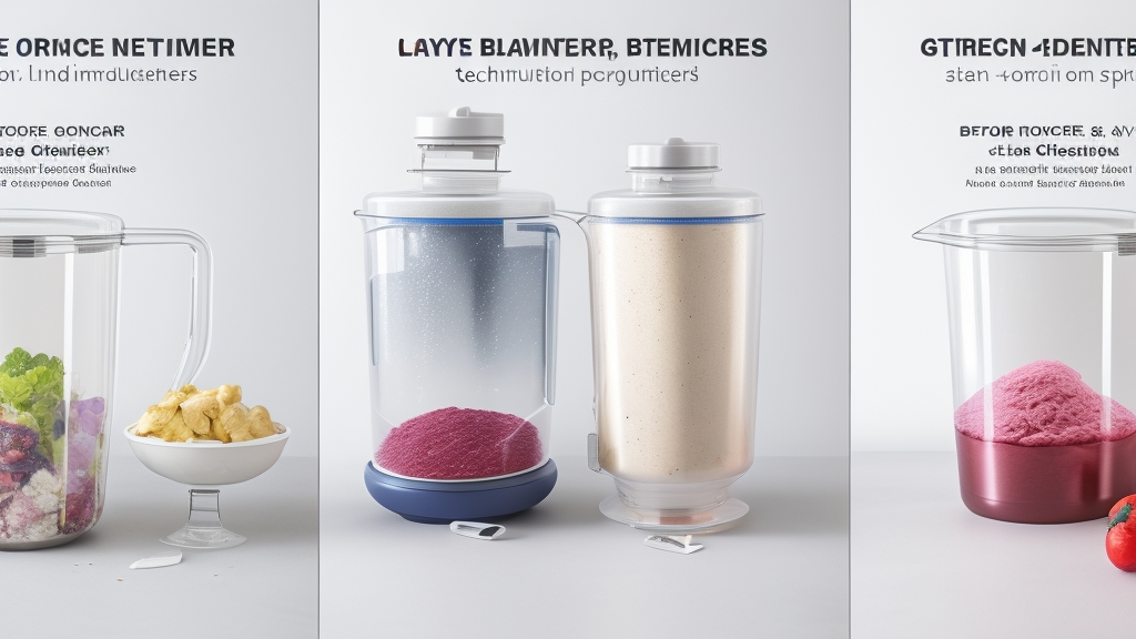 Előtte-utána összehasonlítás turmixgép gyakori hibái vs helyes használat megosztott képernyő stílusban